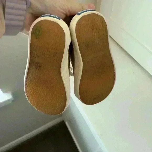 Keds Kickstart Core Jr No Tie Pink Rose Gold Sparkle Toddler Shoe Velcro 5M - Picture 3 of 6